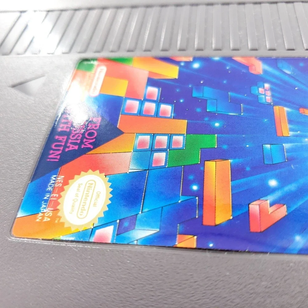 Tetris Nintendo NES Authentic w/ Manual & Case Tested & Works